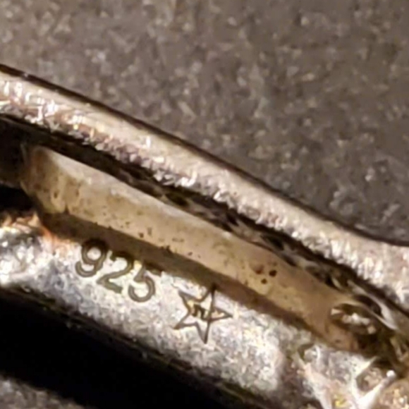 Blue Sapphire and White Sapphire Miabella Pendant Necklace Solid Silver Chain - Picture 7 of 14